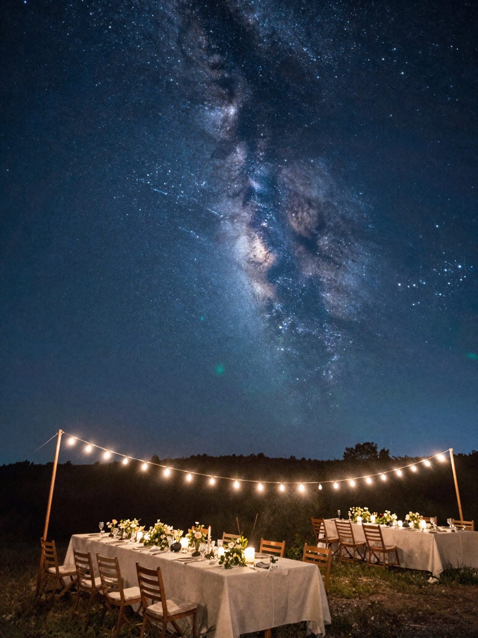 Reception table setting