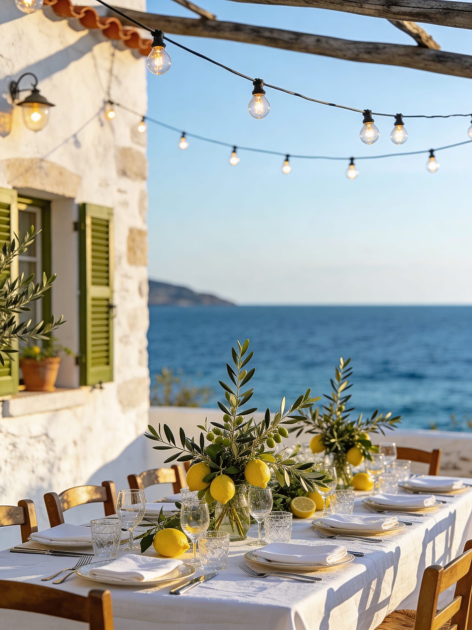 Reception table setting
