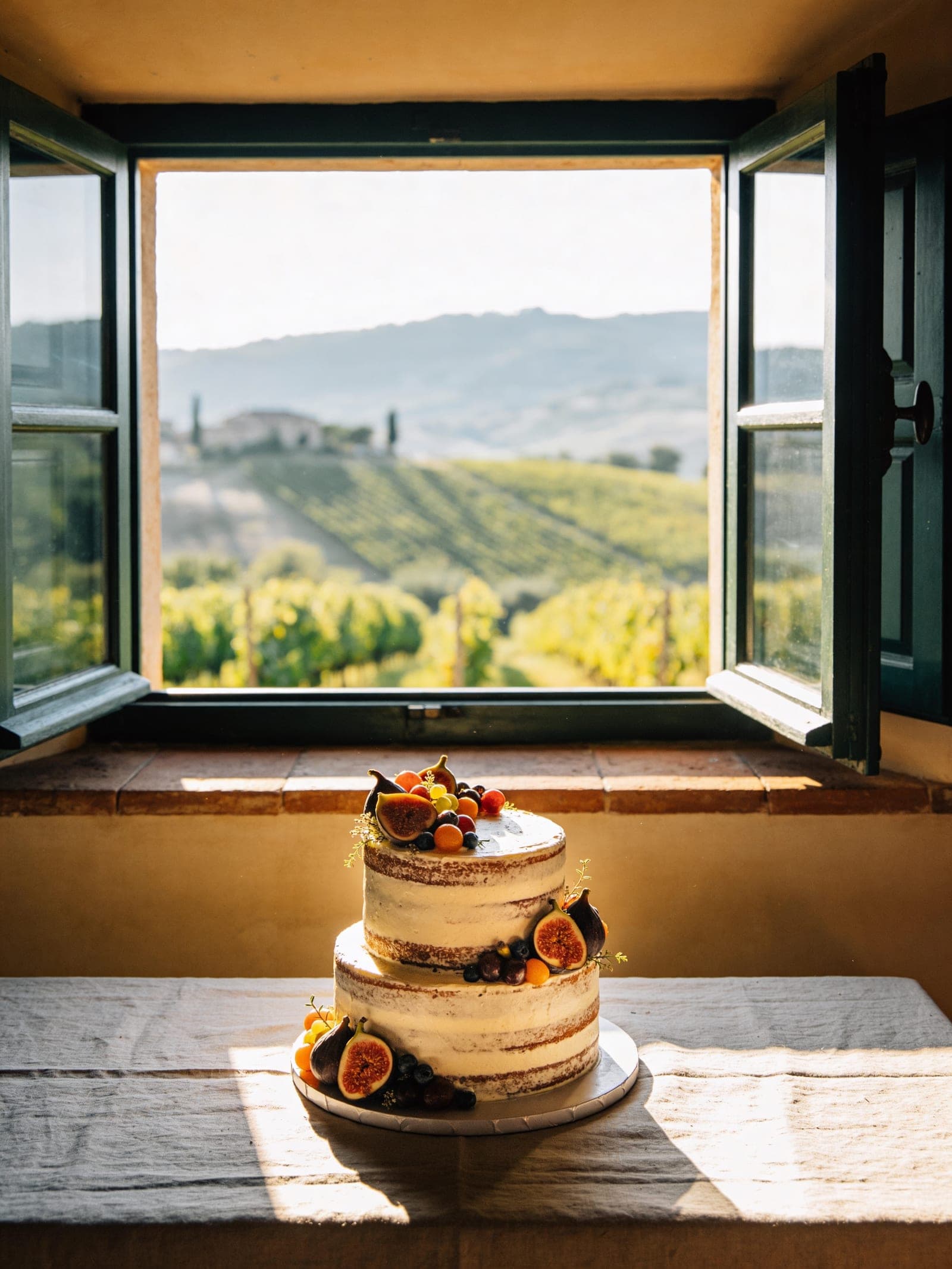 The wedding cake
